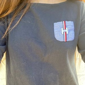 Tommy Hilfiger navy blue top